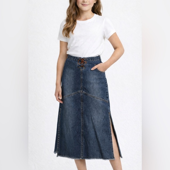 Paris Blues Other - Girls Paris Blues Dark Blue Denim Jean Skirt EUC sz 10 girls